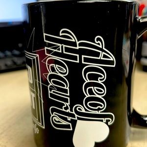 THE ACE OF HEARTS BRAND coffee mug